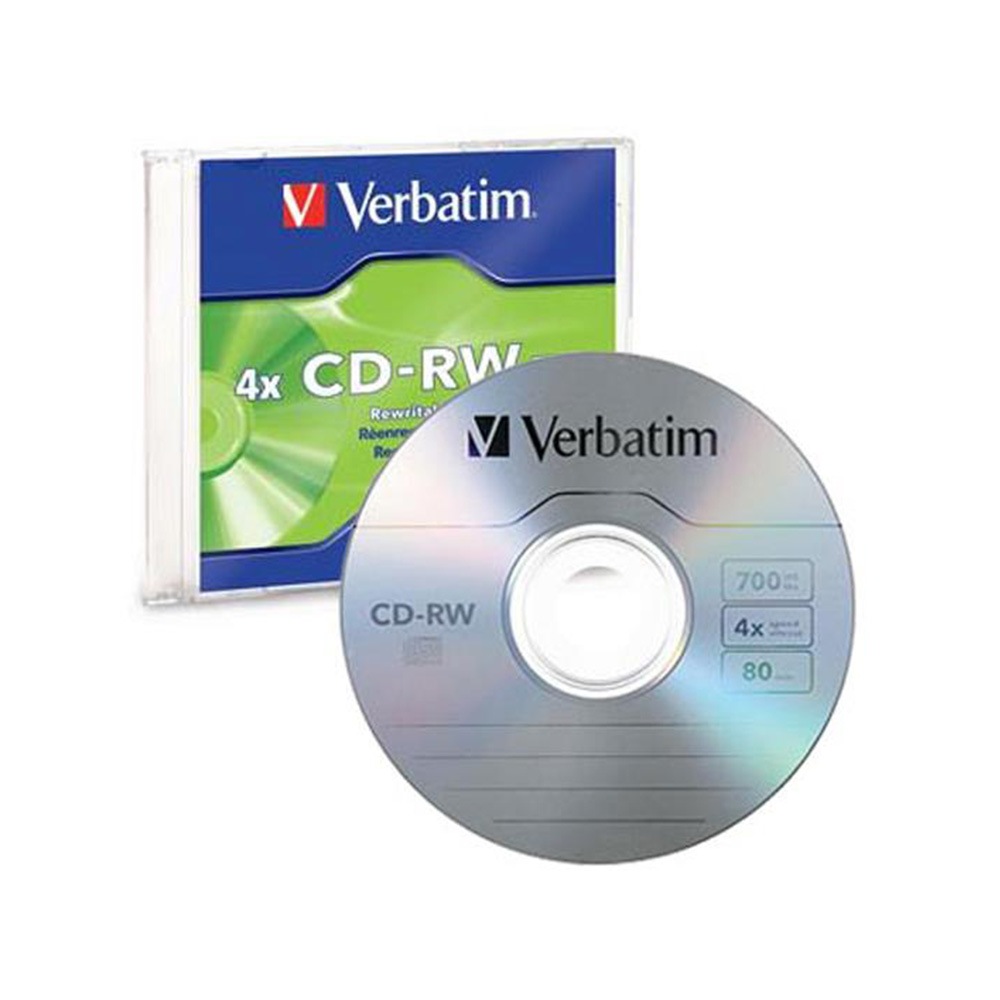 Verbatim CD-RW 700mb 80min with Casing Verbatim CD-RW 700mb 80min with Casing